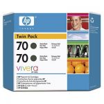 HP Ink HP-CB339A(№70) Матовый черный(двойная уп.)