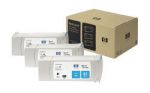 HP-C5067A(№81),Тройная упаковка картриджей с голубыми чернилами