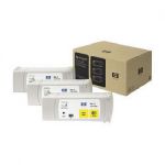HP-C5069A(№81),Тройная упаковка картриджей с желтыми чернилами 