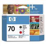 HP-C9409A(№70)Печатающая головка Матово чёрный и красный